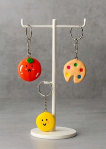 Cute Smiley Face Keychain