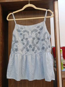 Floral Embroidered Cami Top