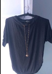 like new black color t shirt