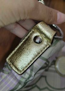 Coach Plaid Crossbody Bag