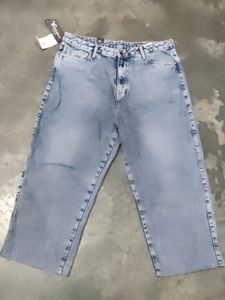 Desi Belle Wide Leg Jeans Ankle Length
