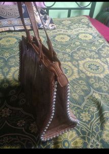 LV Inspired Checkered Tote Bag