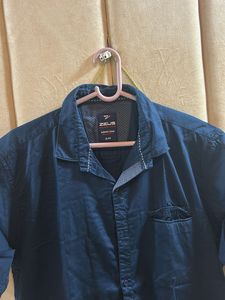 Mens Navy Blue Shirt
