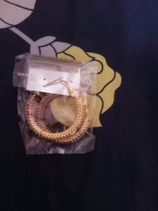 Golden Earring Set For Women