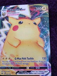 Real Pokemon cards with Vmax &amp; above are there.