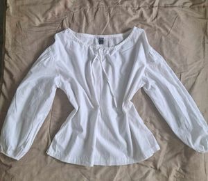 White Boho Cotton Blouse
