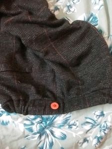 Boys Red Shirt And Dark Grey Checks Pant Set