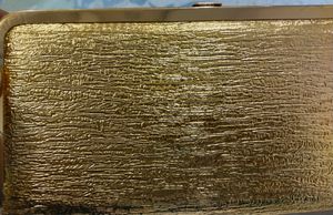 Gold Rhinestone Evening Clutch