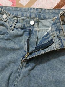 Light Blue Straight Fit Jeans