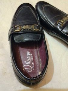 Black Leather Loafers
