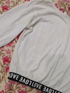 White &#39;LOVE&#39; Top