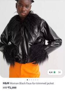 H&amp;M Faux Leather Jacket