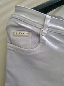Stylish white Denim cotton Jeans