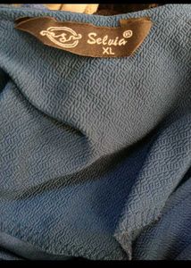 Navy Blue Smart n Elegant Selvia Brand Coord Set