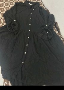 Chic Black Shirt Dress