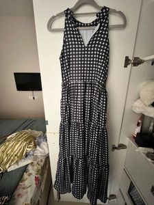 Black &amp; White Maxi Dress
