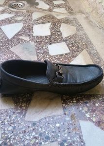 Black Leather Loafer Shoes 😍🖤🖤