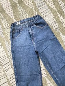 Wide Leg Denim Jeans