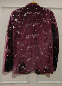 Maroon Velvet Jodhpuri