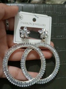 Sparkling Hoop Earrings