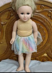 Vintage Rainbow Tutu Doll