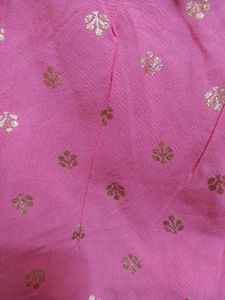 Pink Printed Festive Trousers