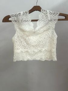 White Lace Top