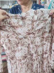 Floral Print Pleated Dress🎀