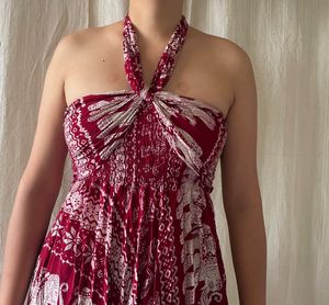 Y2kTie Up Dress