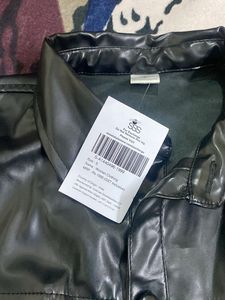 Stylish Black Faux Leather Jacket