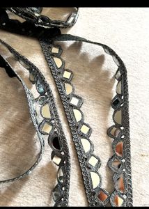 Brand New Mirror Work Lace