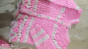 Girl Handmade Sweter, Cap And Socks