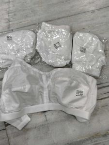 Comfortable White Bra