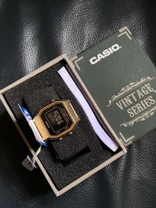 🖤Casio Vintage Series –  Gold Digital Watch