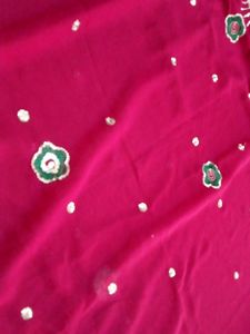 Rani Colour Brand New Saree