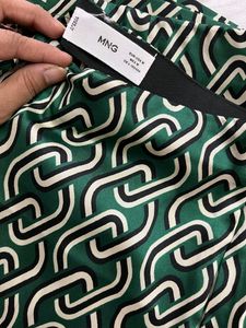 MNG Geometric Print Pants