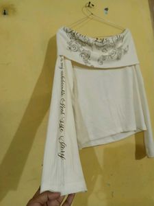 Off Shoulders T From Zudio