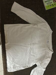 White Long Sleeve Top