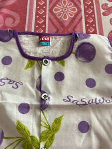 Jhabla Set Pure Soft Cotton For Kids Age 6-9months