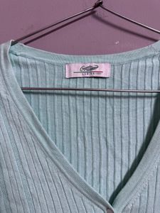 Lacoste Mint Green Cardigan