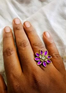 Floral Ring Set Of 3 Piece