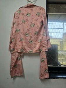 Pink Cat Pajama Set