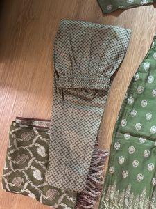 Olive Green kurta Set