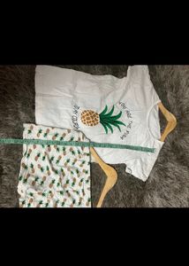 Cotton Night Dress 2 Piece