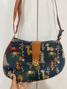 Ethnic Print Shoulder Bag