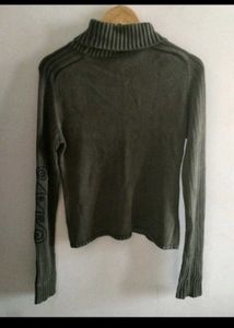 Olive High Neck