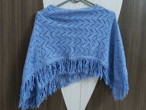 Blue Poncho