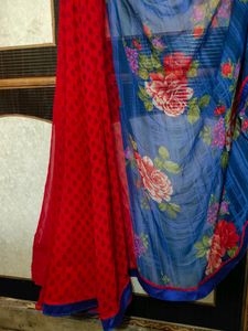 Double Colour Saree