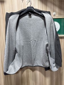 Nike Vintage Grey Zipup Fleece Jacket