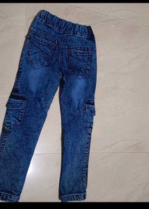 Toddler Denim Cargo Jeans - New with Tags